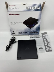 Pioneer BDR-XD05B USB 3.0 BD/DVD/CD Burner - MakeMKV UHD 4K Flashed and Tested! - Picture 1 of 7