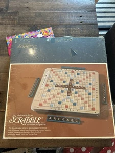 Vintage 1977 Scrabble Deluxe Edition with Turntable Base ~ New/Factory Sealed - Picture 1 of 3