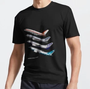 Beliebteste 737 Generationen Best Aviation Design Geschenkidee Aktiv T-Shirt - Bild 1 von 3