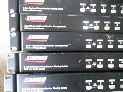 StarTech Starview SV831 8-Port KVM Switch VGA PS/2 Rackmount Tested - Image 1 of 4