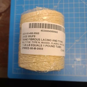 Cuerda de cordón impregnada de cera de lino tipo N clase 2 450 YD 1350’ [B6TP] - Imagen 1 de 12