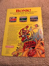 original 1991 11-8.5” Noid play choice Nintendo arcade video  GAME AD FLYER