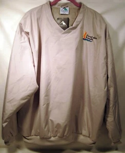 Augusta Sportswear Golf V-NECK PULLOVER Windbreaker JACKET - FIRELAKE FOODS - XL - Picture 1 of 4