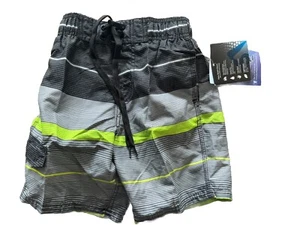 Kanu Surf Boys Quick Dry UPF 50+ Beach Swim Trunk Shorts Specter Charcoal Gray 4 - Picture 1 of 6