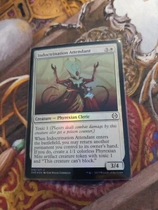 Indoctrination Attendant Foil Common MTG Phyrexia - Pack Fresh - - Picture 1 of 2