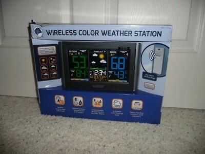 Estación meteorológica La Crosse Technology 1066436, reloj de pared, gris, nuevo/otros Foto 1 de 4