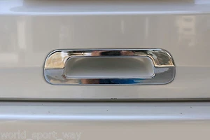 CHROME DOOR TAILGATE HANDLE COVER TRIM SURROUNDS FOR ISUZU MU-X MUX SUV 14 15 16 - Picture 1 of 5