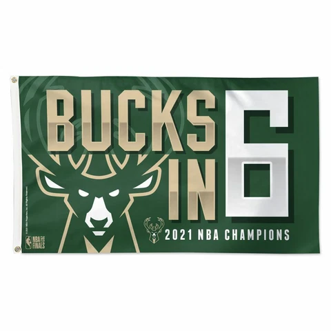Milwaukee Bucks Flag 3x5ft Banner Polyester basketball World Champion Bucks026 Cover
