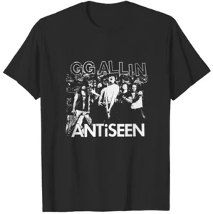 Funny Gg Allin Antiseen T-Shirt Unisex Short Sleeve T-Shirt All Sizes S-2345Xl - Picture 1 of 3