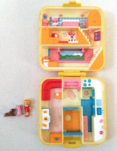 Bandai Angel Pocket Lemon Colored House Square Yellow Y2K with Doll Kawaii - Picture 1 of 7