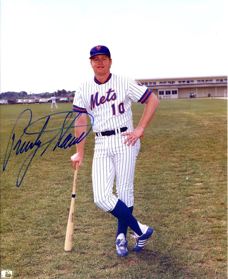 Rusty Staub w/ the New York Mets (#10 Retired )-signed 8x10 photo INPERSON w/COA - Image 1 of 1