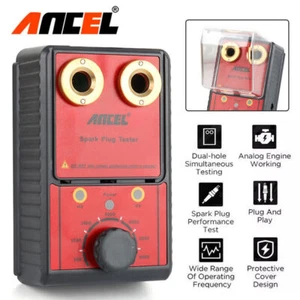 Spark Plug Tester Car Diagnostic Ignition System Dual Hole Detector AU PLUG Test - Picture 1 of 11