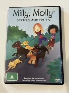 Milly Molly Stripes And Spots - DVD - Region 4 VGC Free Postage - Foto 1 di 3