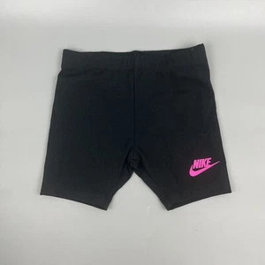 Nike Shorts Girls Toddler 4T Black 3-4years Old New Biker Shorts - Picture 1 of 4