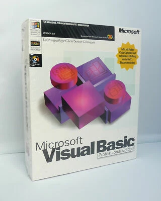 Microsoft Visual Basic 5.0 Professional Edition - Vollversion - NEU- Rarität - Bild 1 von 2