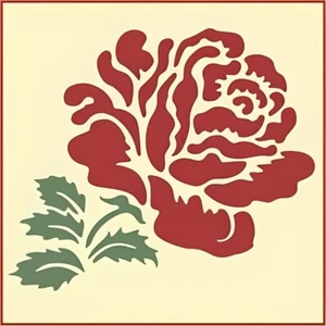 HEIRLOOM ROSE STENCIL - Flower Floral Arrangements Bouquet - The Artful Stencil - Picture 1 of 6