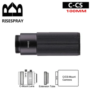 100mm C-CS Mount Lens Adapter Ring Extension Tube for CCTV Security Camera - Picture 1 of 2