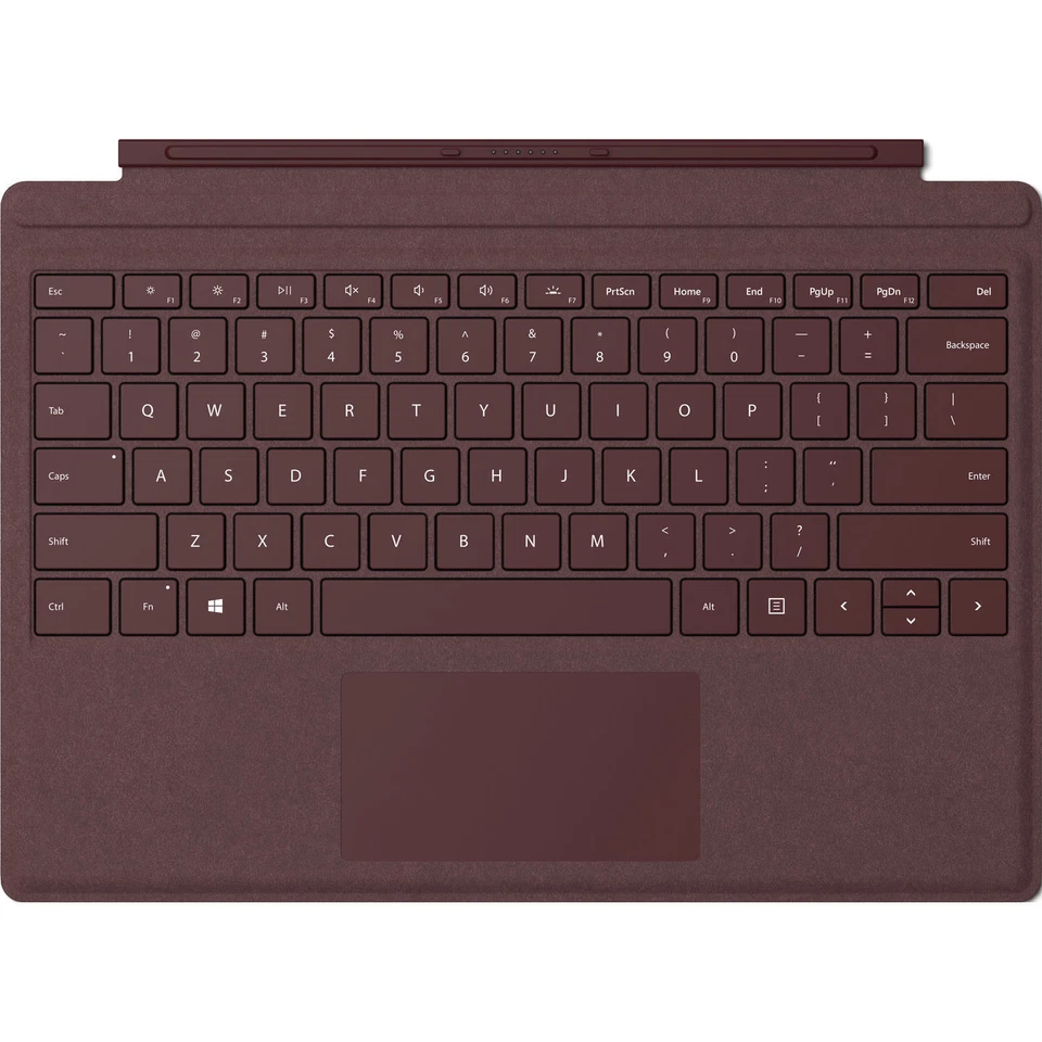 Microsoft Surface Pro 6 5 4 3 Signature Type Cover Keyboard Burgundy (TO6645) - Image 1 of 2