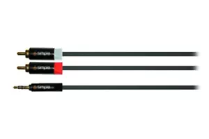 iSimple ISMJ214B 4.5Ft Headphone 3.5mm AUX Input Wire Jack to Male RCA Audio - Picture 1 of 1
