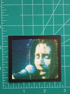 1983 Telesette Videofantasy music mtv Sticker Card BOB MARLEY
