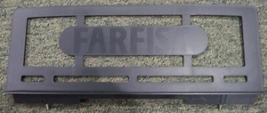 Estante de música Farfisa vintage negro 19 1/2 ". Clavijas 13" aparte. - Imagen 1 de 4