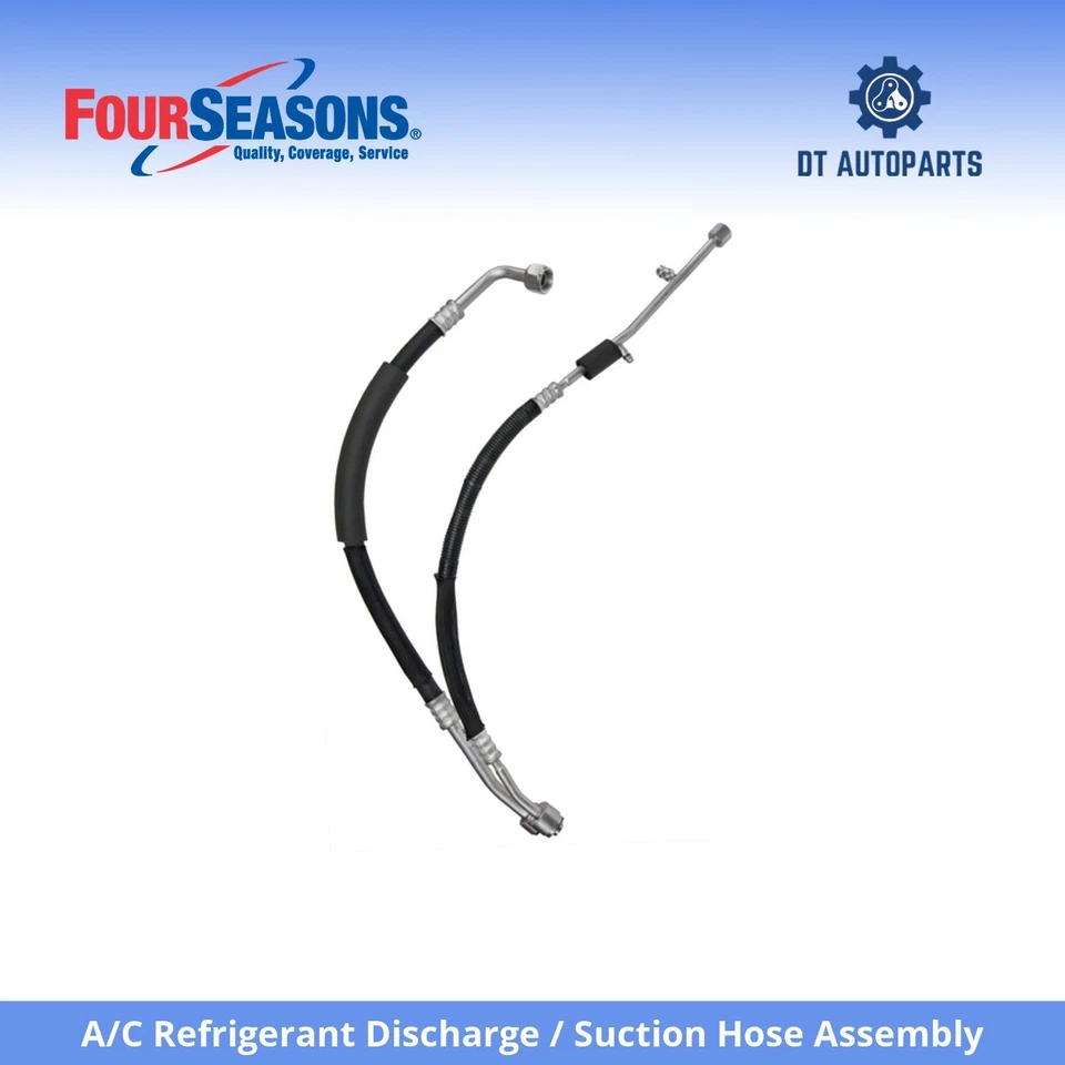 1994-96 Cadillac Commercial Chassis Discharge/Suction Line Hose Assy 4 Seasons - Image 1 of 4