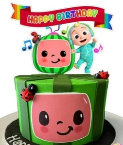 1pcs Acrylic Cocomelon cake topper Premium Cocomelon cupcake toppers - Picture 1 of 1