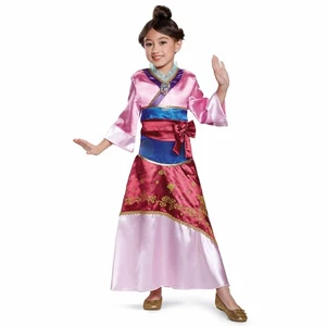 Mulan Deluxe Disney Princess Asian Story Book Week Toddler Girls Costume 3T-4T - Picture 1 of 2
