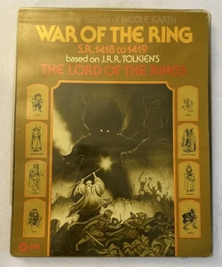 SPI - WAR of the RING - Lord of the Rings Middle Earth Game SR 1418-1419 Punched - Picture 1 of 22