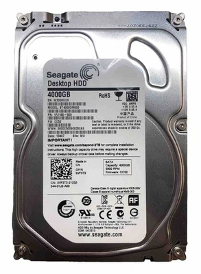 Seagate Desktop HDD | 4TB @5.9K | 64MB Cache | 6Gb/s SATA 3.5" HDD | ST4000DM000 - Image 1 of 4
