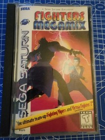 Fighters Megamix Saturn Complete in Box