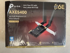 TP-Link Archer TXE72E AXE5400 Wi-Fi 6E 802.11ax 2.4, 6GHz BT 5.3 PCIe Adapter - Picture 1 of 10
