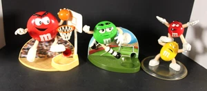 Vtg. MM's Candy Dispensers Lot Of 2 With M&M Figure Plate Holder Without Plate - Picture 1 of 9