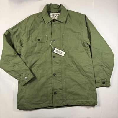 Alpine Design Women’s Quilted Chore Coat Small Lush Olive Green Organic Cotton - Image 1 of 4