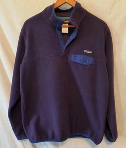 Maglione donna Patagonia Synchilla SNAP-T in pile viola taglia large - Foto 1 di 9
