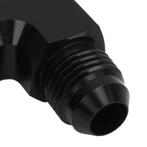 (6AN)Coupler Union Fitting Splitter Anodized Coating Universal Black Safe - Picture 1 of 12