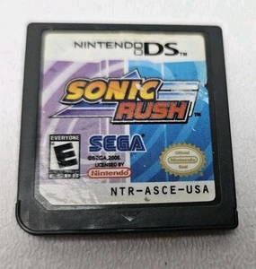 Sonic Rush (Nintendo DS, 2005) (Cartridge Only) Authentic Tested - Picture 1 of 2