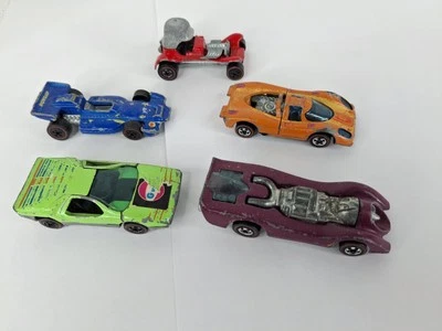 Hot Wheels Red Line Mattel Hong Kong Vintage (LOTE 5) Foto 1 de 4