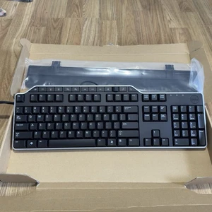 Neue Dell kabelgebundene USB Business Multimedia Standard Tastatur 01RW52 - Bild 1 von 10