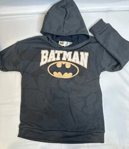 Batman Hoody Kids 12 Ultra Soft Athletic Wear Gym Sports D C Comics Sweatshirt - Picture 1 of 6