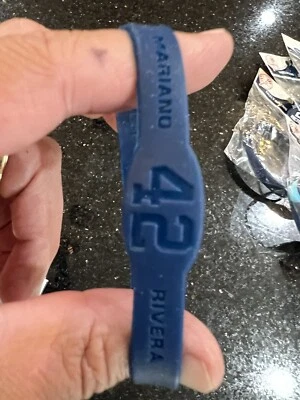 New York Yankees Mariano Rivera Daily News Silicone Wristband Bracelet - Image 1 of 4