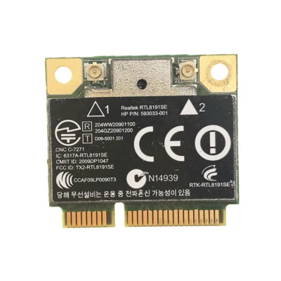 Realtek RTL8191SE for HP network card CQ42 G42 G62 G72 4520S 150Mbps 2.4Ghz Card - Image 1 of 4