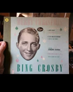 Bing Crosby Merry Christmas A-550 COMPLETE ALBUM SET DECCA 1945 - Picture 1 of 10
