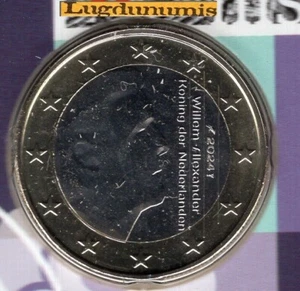 Pays Bas 2024 1 euro BU FDC Pièce neuve du coffret - Netherlands - Imagen 1 de 1