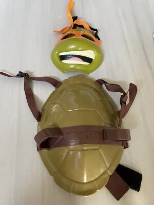 TMNT Teenage Mutant Ninja Turtles Shell Mask Costumes Halloween Michelangelo - Image 1 of 4