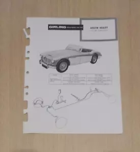 AUSTIN HEALEY 100 BN1 BN2 GIRLING 1953-56 Maintenance Install Data Guide - Picture 1 of 2