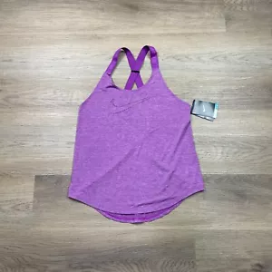Nike Tank Top Womens Small Purple Gym Active Training Lightweight Logo - Picture 1 of 7