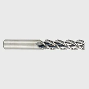 1/2" CARBIDE END MILL EXTRA LONG 3 FLUTE 45 DEG HELIX for ALUMINUM YG1 36593 - Picture 1 of 3