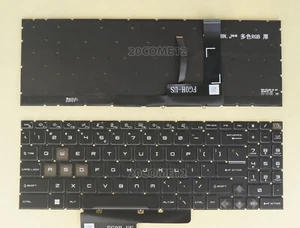 Neu für MSI Katana A17 AI B8VF Katana A17 AI B8VG Tastatur RGB Farbe Hintergrundbeleuchtung USA - Bild 1 von 2