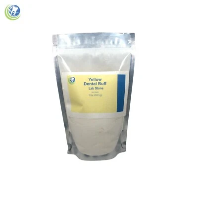 DENTAL LAB BUFF STONE YESO TIPO III AMARILLO COMPUESTO PARA TODO USO 1 Lb. (454 g) Foto 1 de 4